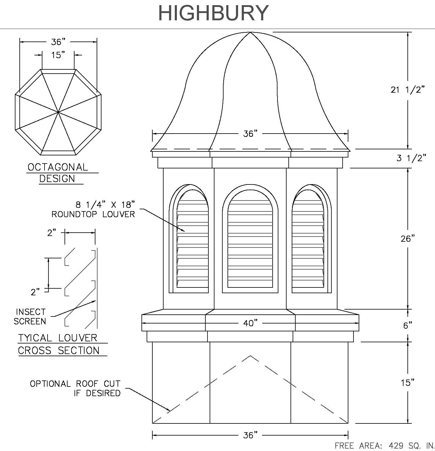 Highbury Cupola Detail