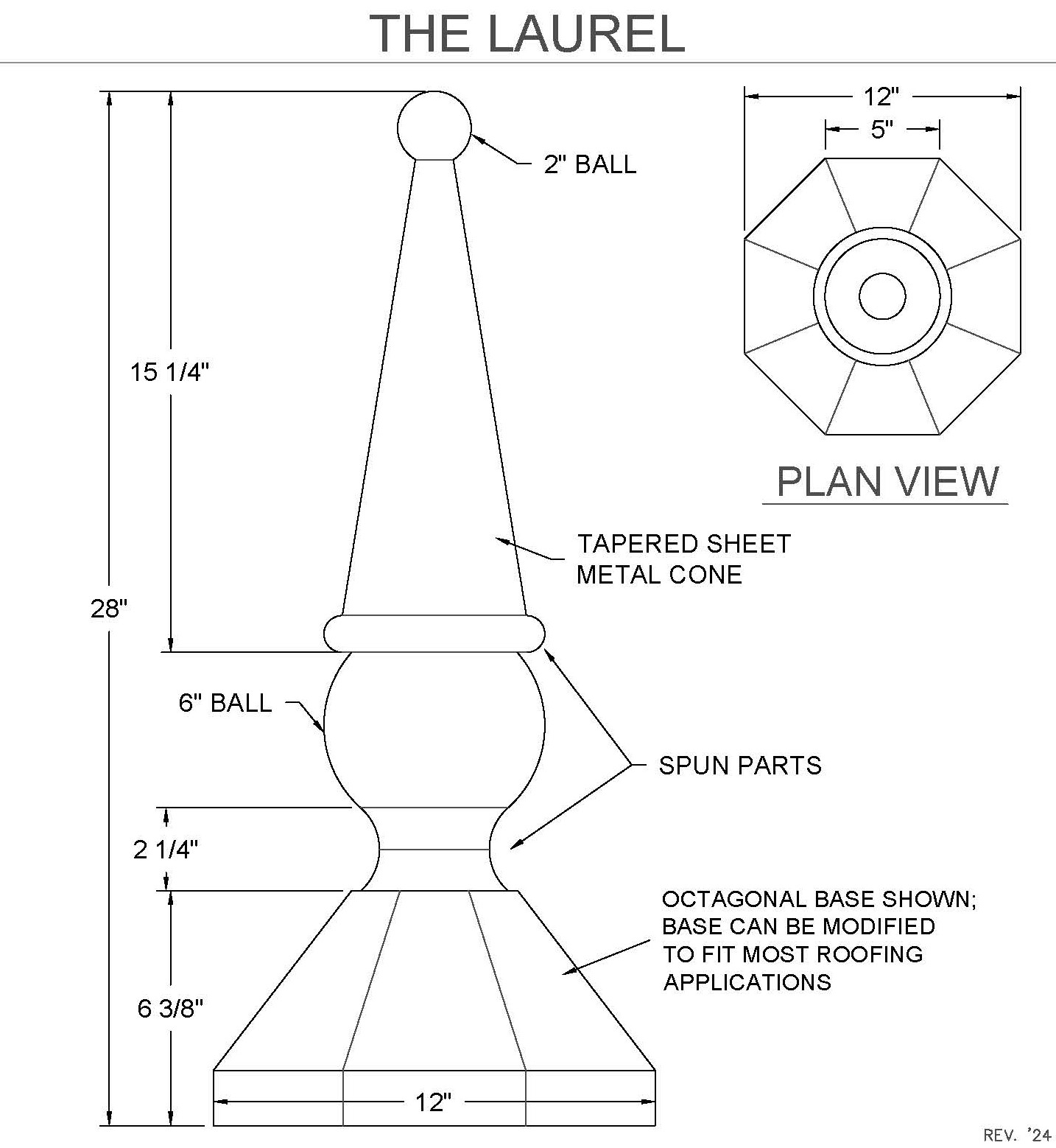 Laurel Spire Detail