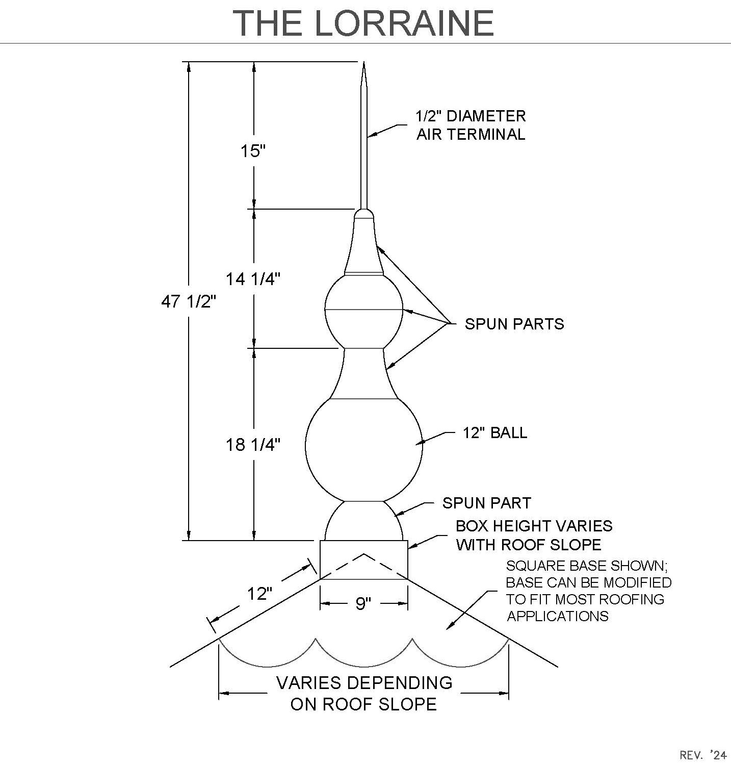 Lorraine Spire Detail