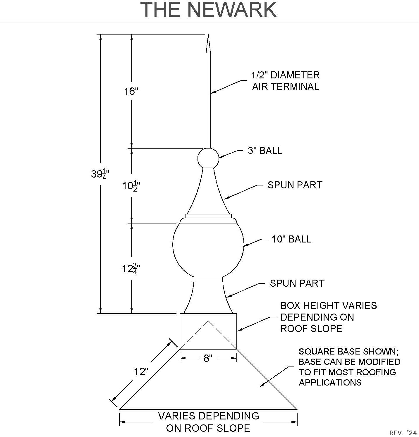 Newark Spire Detail