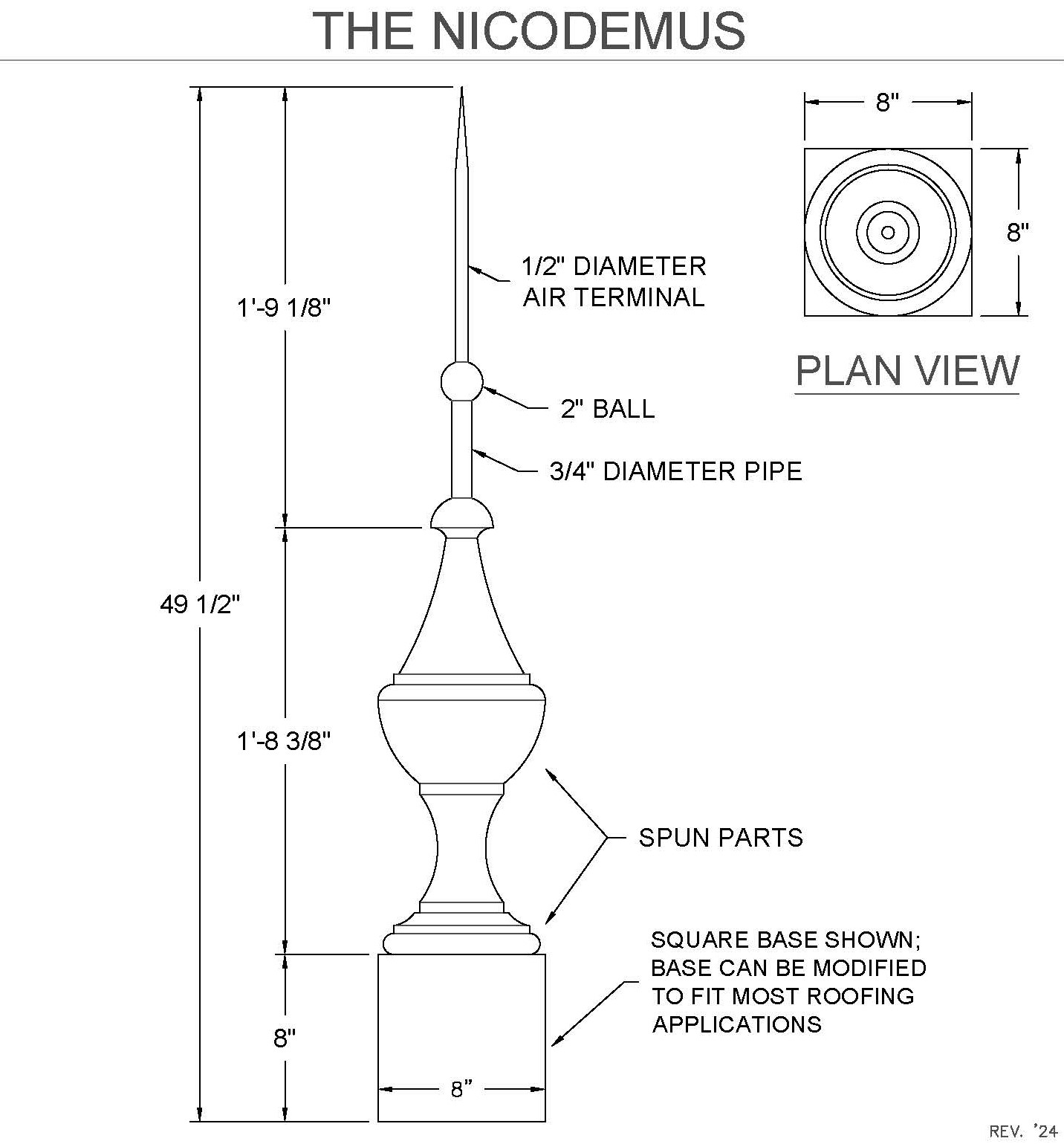 Nicodemus Spire Detail