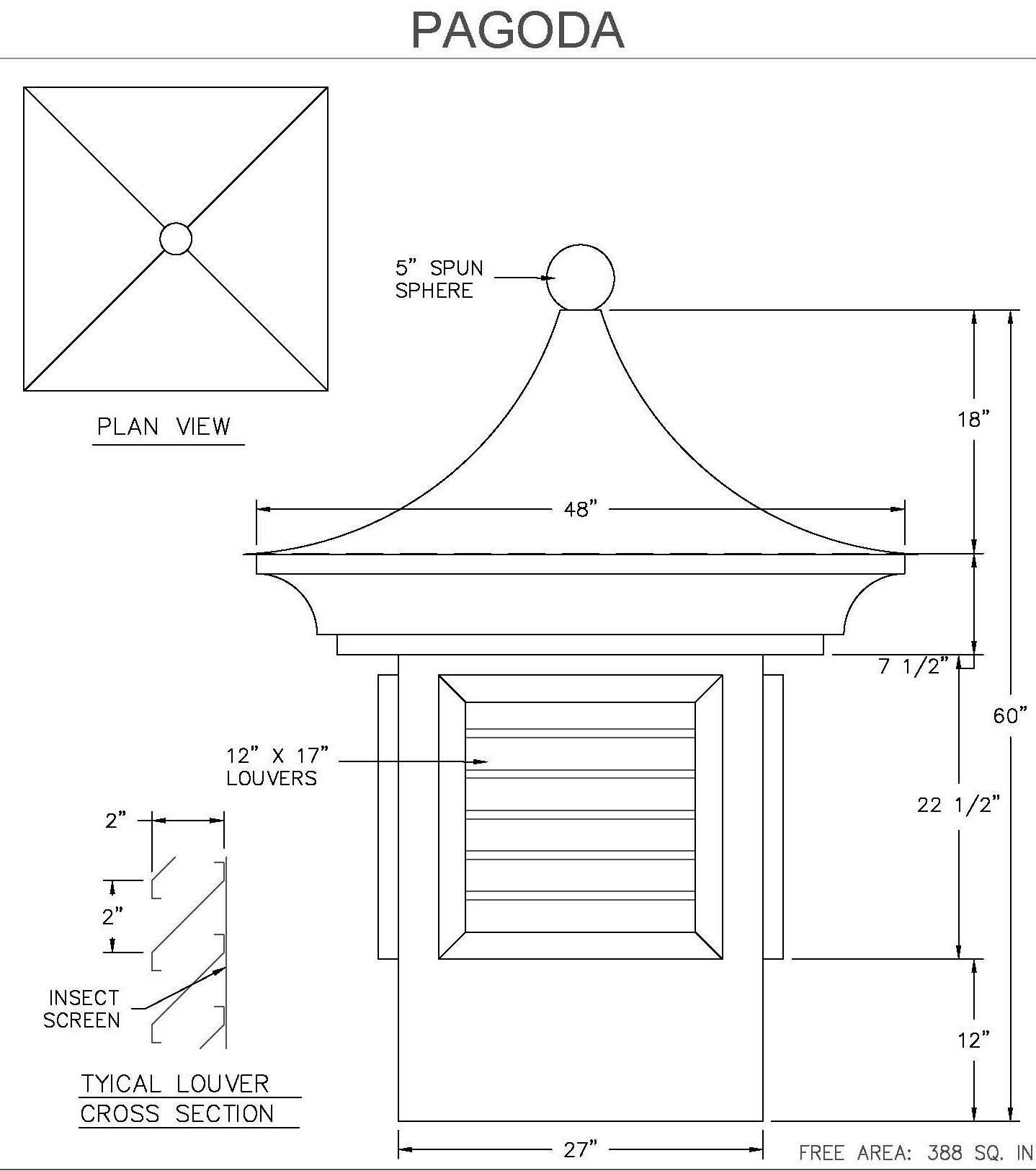 Pagoda Cupola Detail
