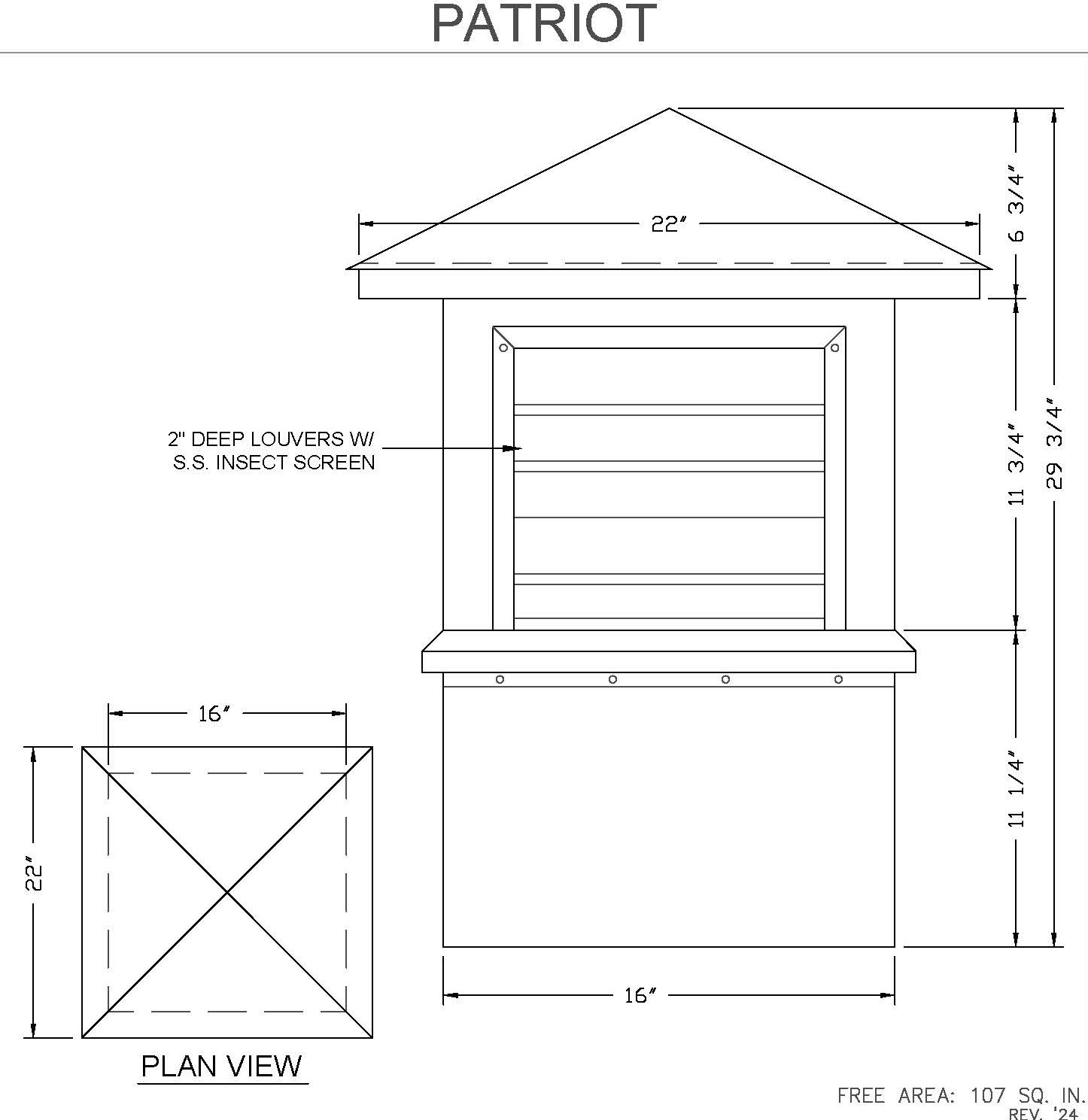 Patriot Cupola Detail
