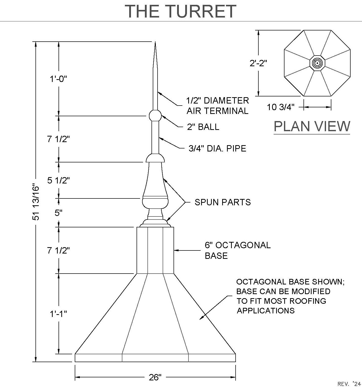 Turret Spire Detail