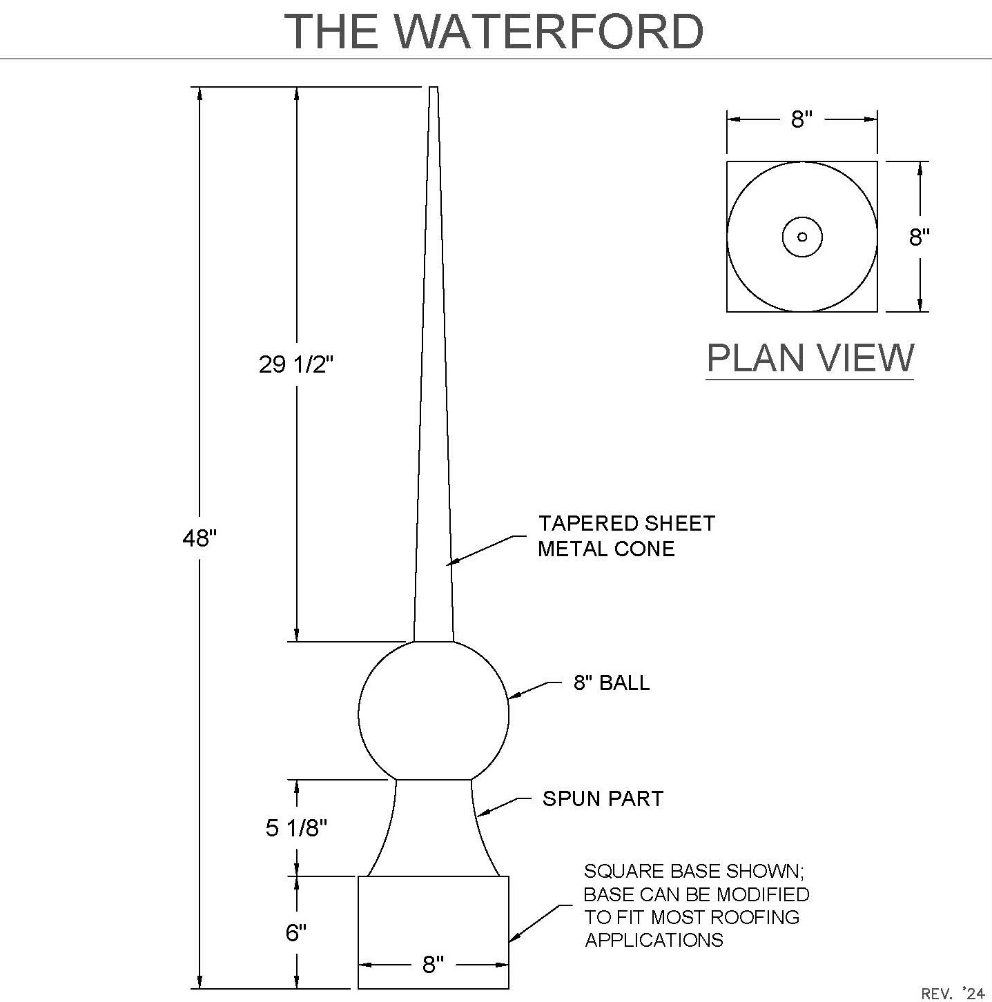 Waterford Spire Detail